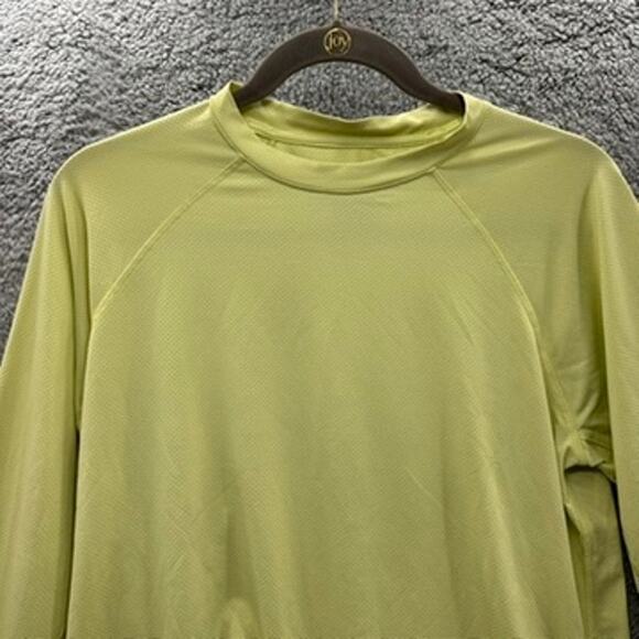 Backcountry Men's Small Lime Green Base Layer Long Sleeve Shirt Camping Hiking - Picture 4 of 8